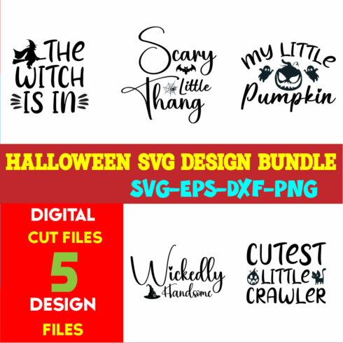 Halloween T-shirt Design Bundle Vol-41 cover image.