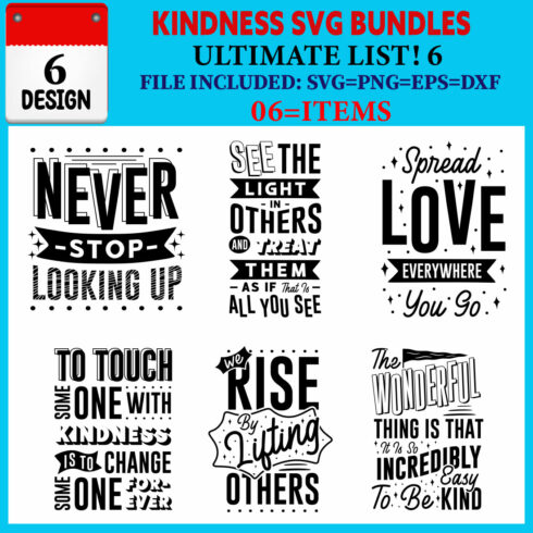 Kindness T-shirt Design Bundle Vol-04 cover image.