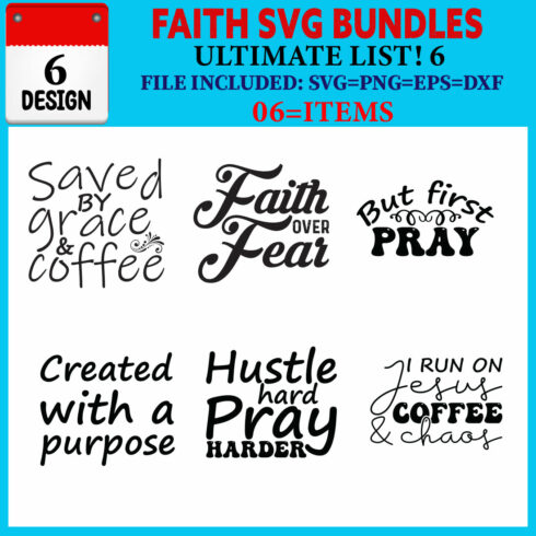 Faith T-shirt Design Bundle Vol-01 cover image.