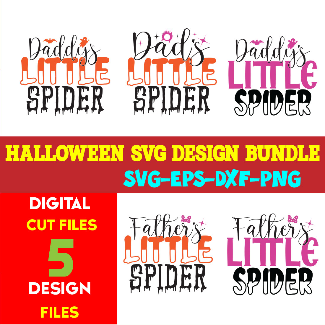 Halloween T-shirt Design Bundle Vol-39 cover image.