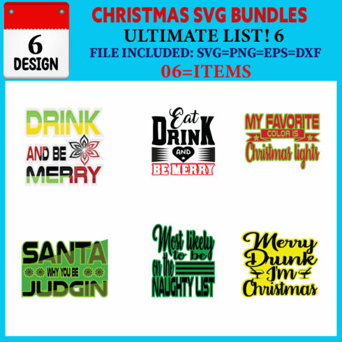Christmas T-shirt Design Bundle Vol-53 cover image.