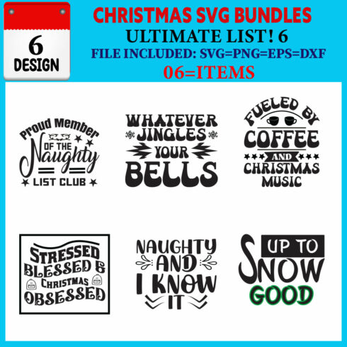 Christmas T-shirt Design Bundle Vol-51 cover image.