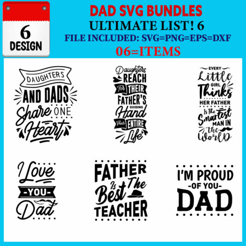 Dad T-shirt Design Bundle Vol-03 cover image.