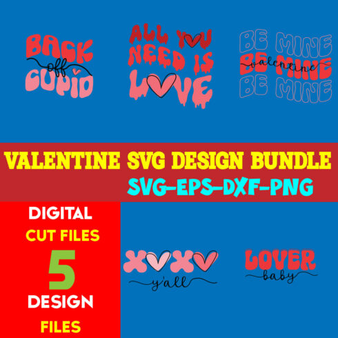 Valentine T-shirt Design Bundle Vol-24 cover image.