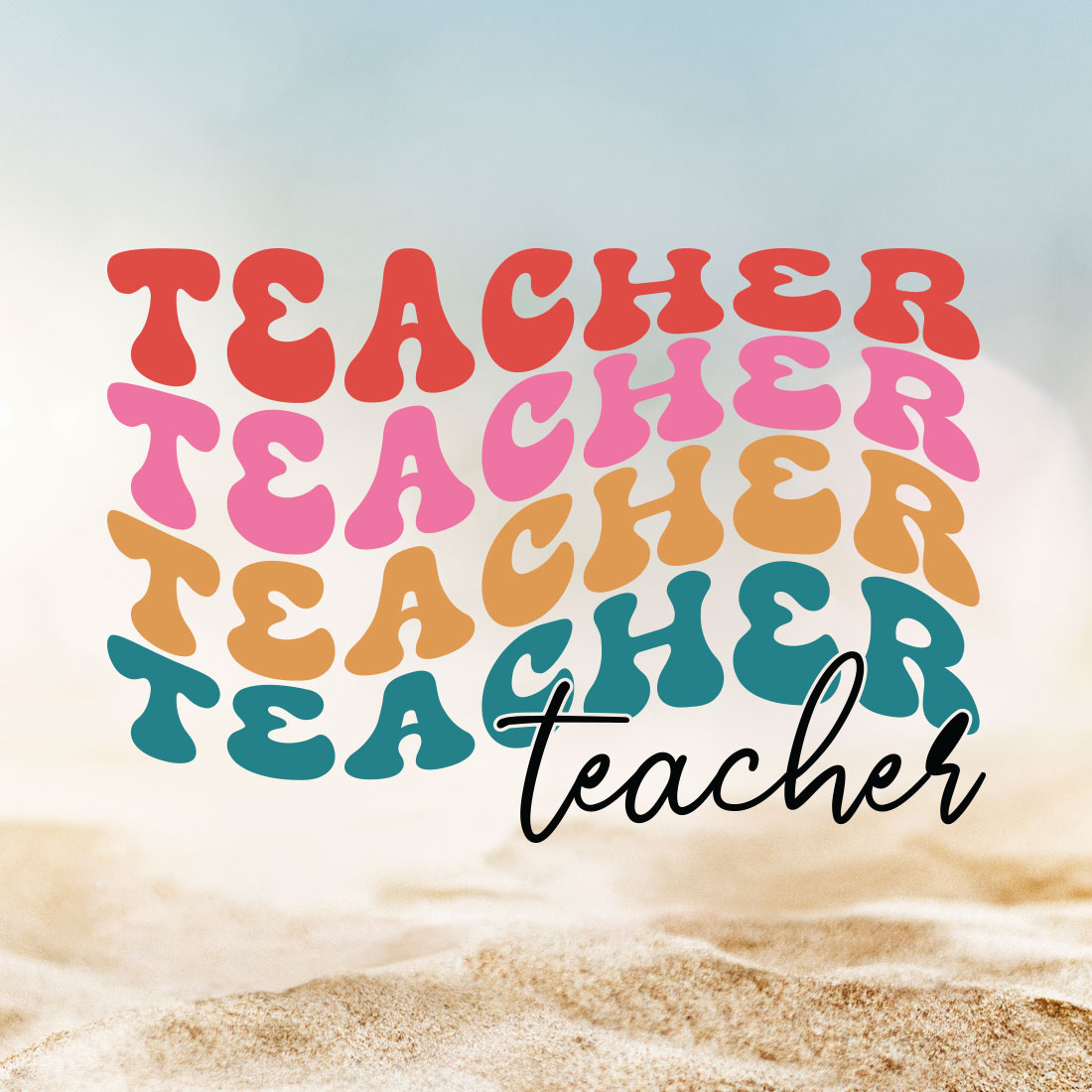 Teacher's Day T-shirt Design 3 cover image.