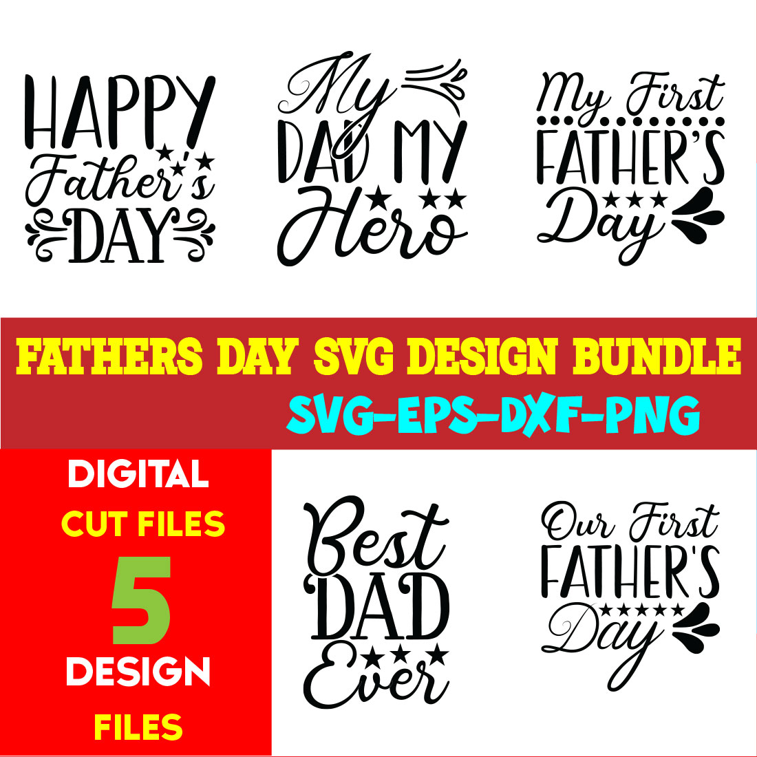 Fathers Day T-shirt Design Bundle Volume-12 cover image.