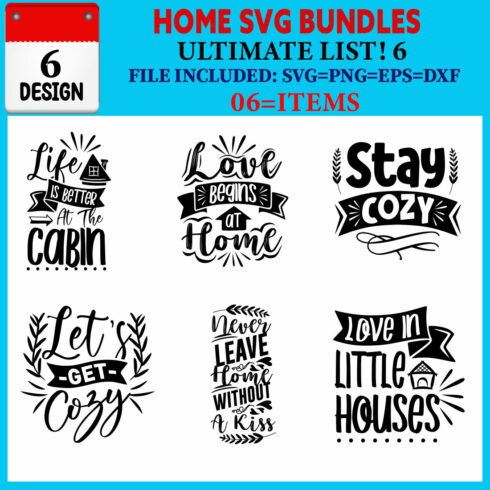 Home T-shirt Design Bundle Vol-03 cover image.