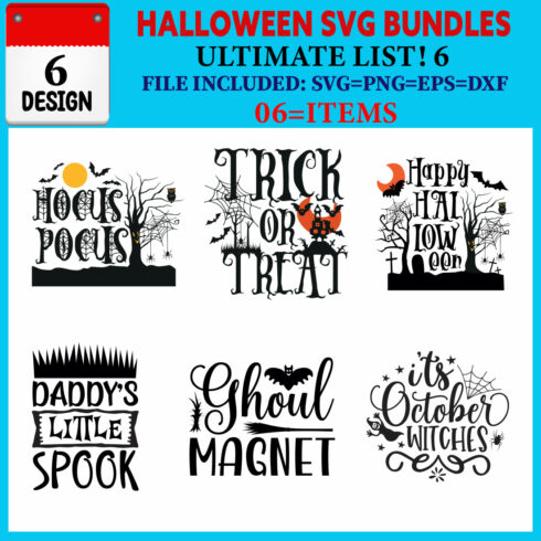 Halloween T-shirt Design Bundle Vol-08 cover image.
