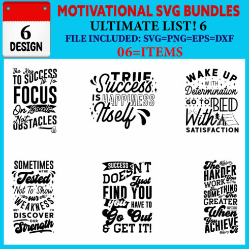 Motivational T-shirt Design Bundle Vol-04 cover image.