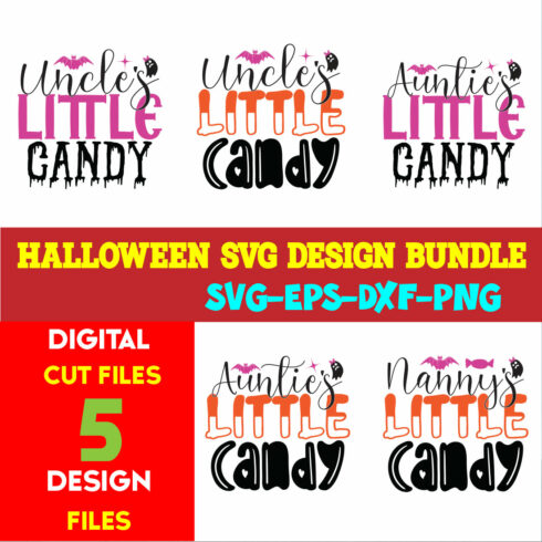 Halloween T-shirt Design Bundle Vol-15 cover image.