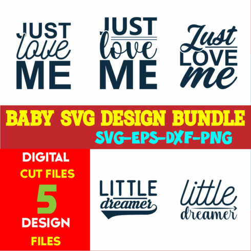 Baby T-shirt Design Bundle Volume-10 cover image.