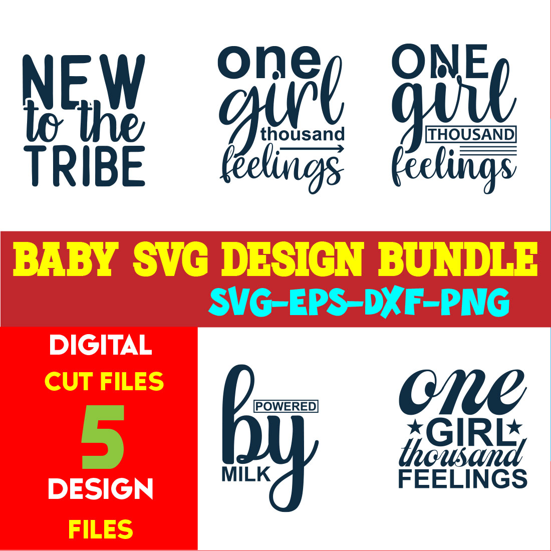 Baby T-shirt Design Bundle Volume-08 cover image.