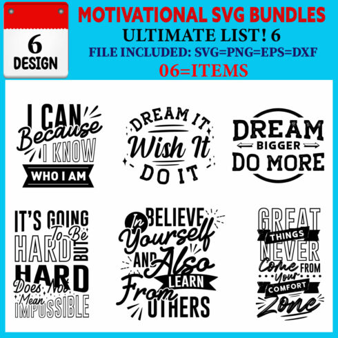 Motivational T-shirt Design Bundle Vol-02 cover image.