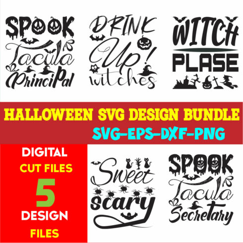 Halloween T-shirt Design Bundle Vol-27 cover image.