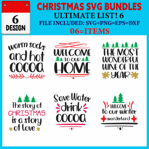 Christmas T-shirt Design Bundle Vol-32 cover image.