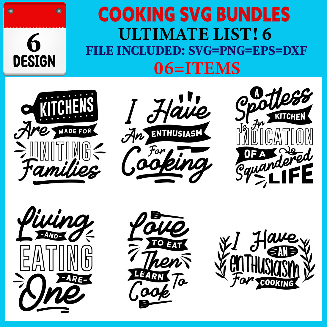 Cooking T-shirt Design Bundle Vol-03 cover image.