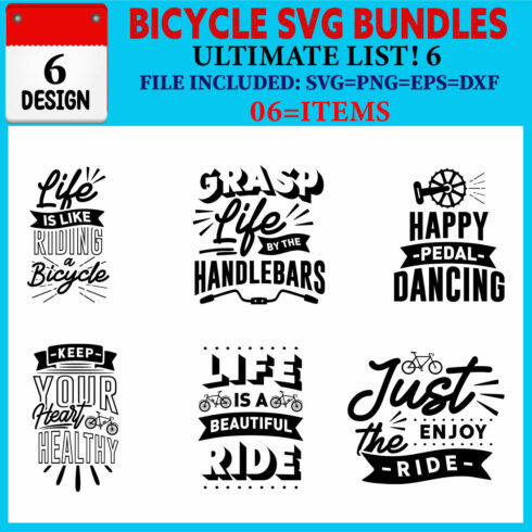 Bicycle T-shirt Design Bundle Vol-03 - MasterBundles