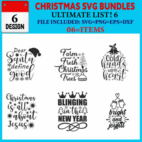Christmas T-shirt Design Bundle Vol-43 cover image.