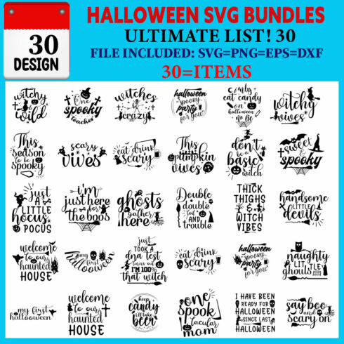 Halloween T-shirt Design Bundle Vol-07 cover image.