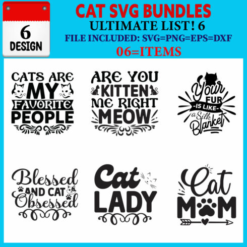 Cat T-shirt Design Bundle Vol-05 cover image.