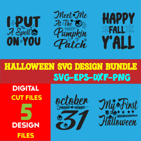 Halloween T-shirt Design Bundle Vol-10 cover image.