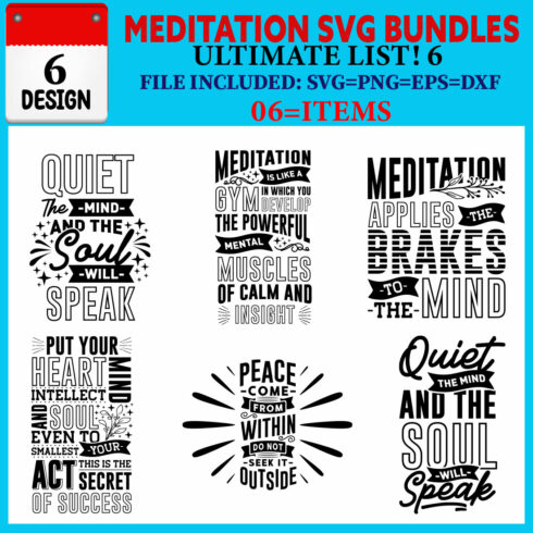 Meditation T-shirt Design Bundle Vol-02 cover image.