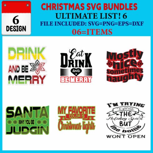 Christmas T-shirt Design Bundle Vol-50 cover image.
