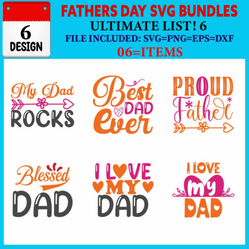 Fathers Day T-shirt Design Bundle Vol-08 cover image.