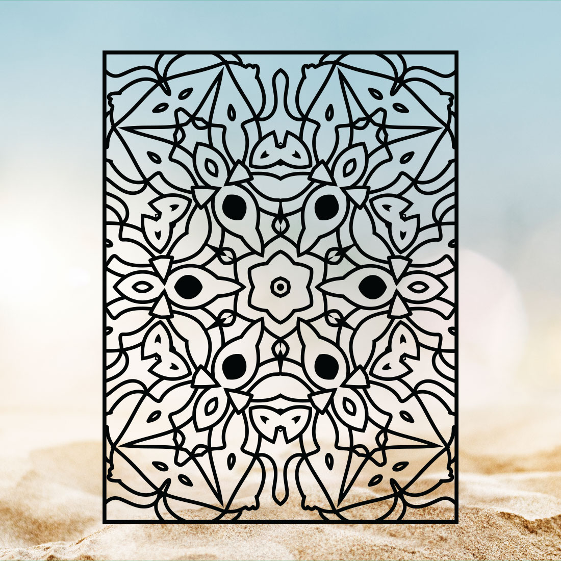 Adults Mandala Coloring Book Interiors Vol-02 cover image.