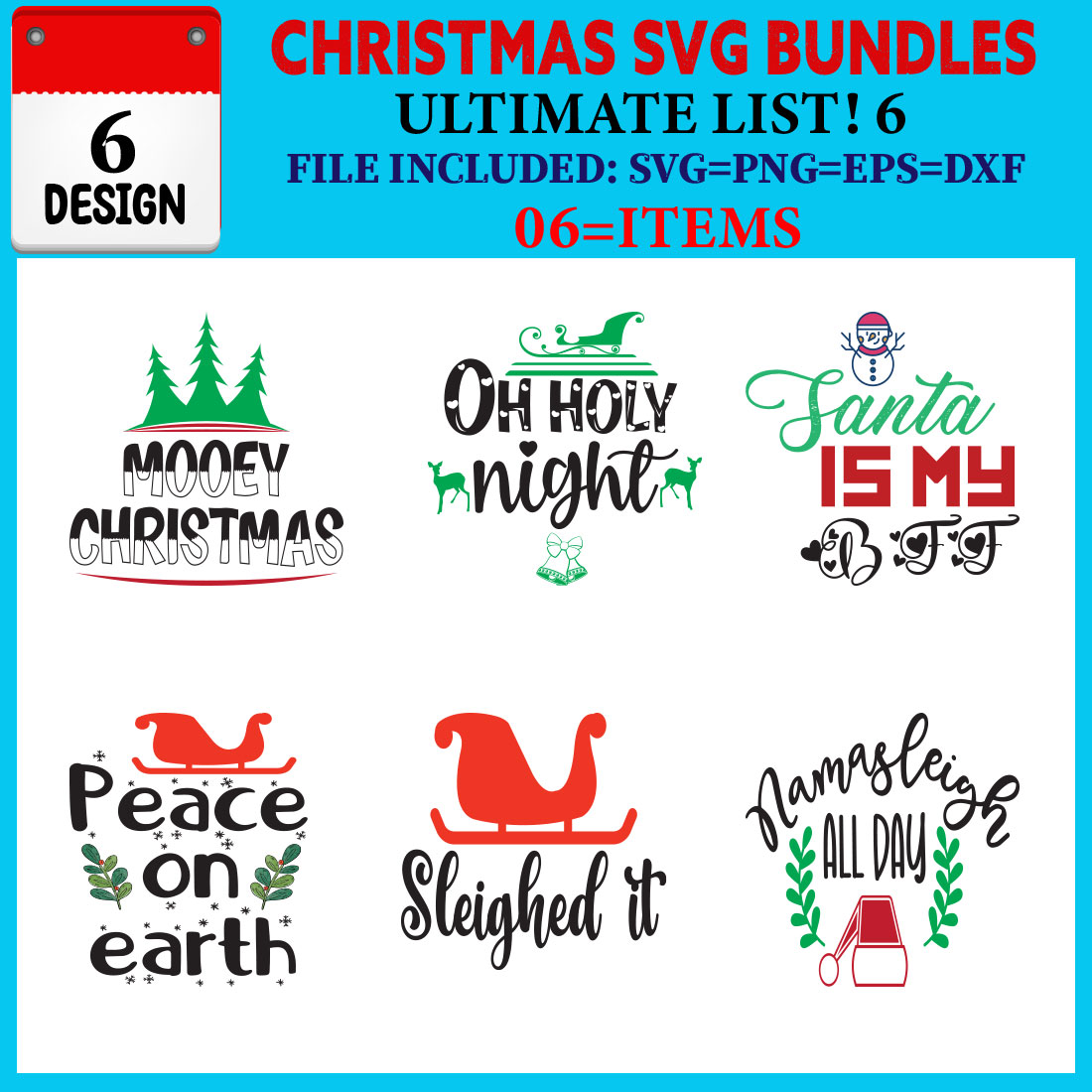 Christmas T-shirt Design Bundle Vol-35 cover image.