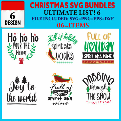 Christmas T-shirt Design Bundle Vol-37 cover image.