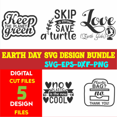 Earth Day T-shirt Design Bundle Volume-11 cover image.