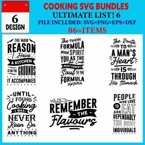 Cooking T-shirt Design Bundle Vol-04 cover image.