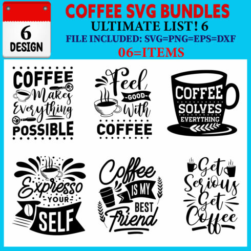 Coffee T-shirt Design Bundle Vol-02 cover image.