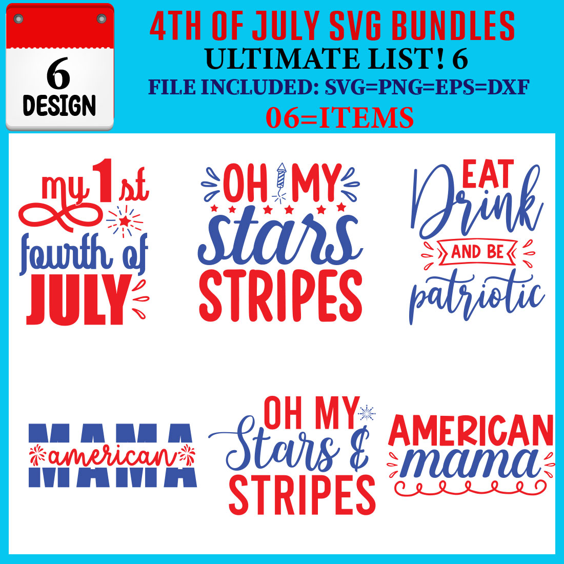 4th Of July SVG T shirt Designs Bundle - MasterBundles