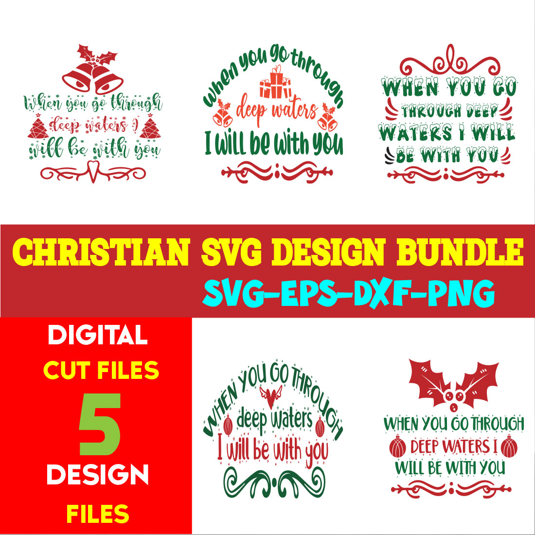 Christian T-shirt Design Bundle Volume-03 cover image.