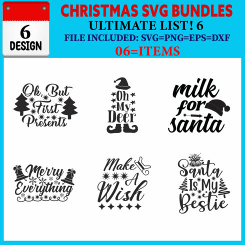 Christmas T-shirt Design Bundle Vol-45 cover image.