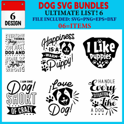 Dog T-shirt Design Bundle Vol-04 cover image.