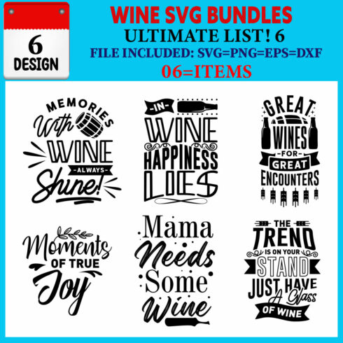 Wine T-shirt Design Bundle Vol-04 cover image.