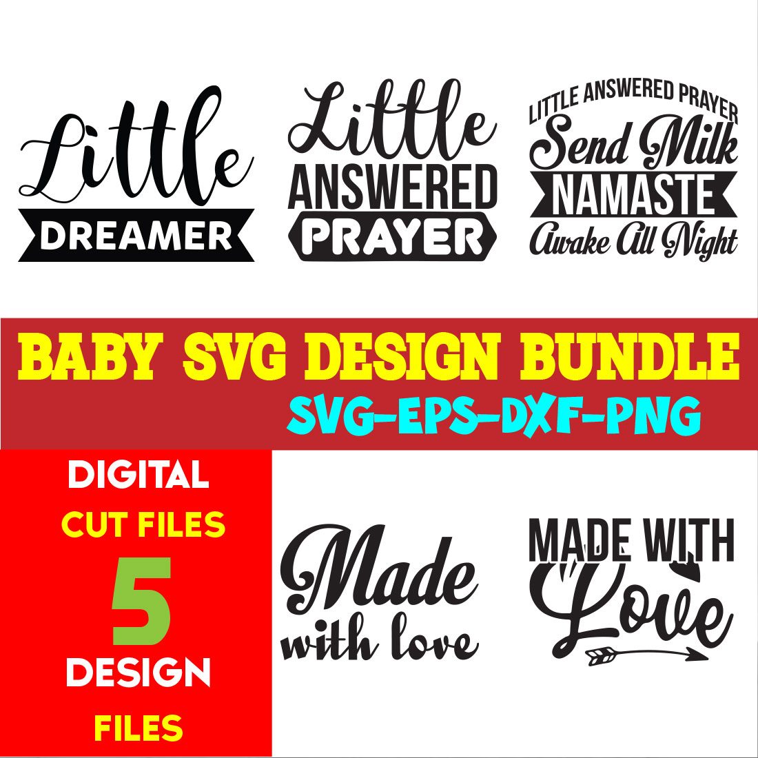 Baby T-shirt Design Bundle Volume-19 cover image.