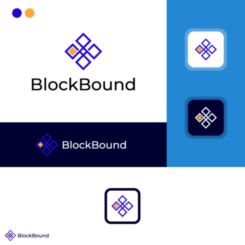 Block bound Simple and minimal logo design cover image.
