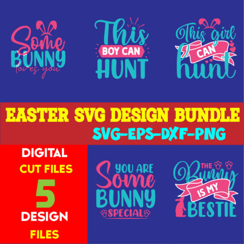 Easter T-shirt Design Bundle Vol- 12 cover image.