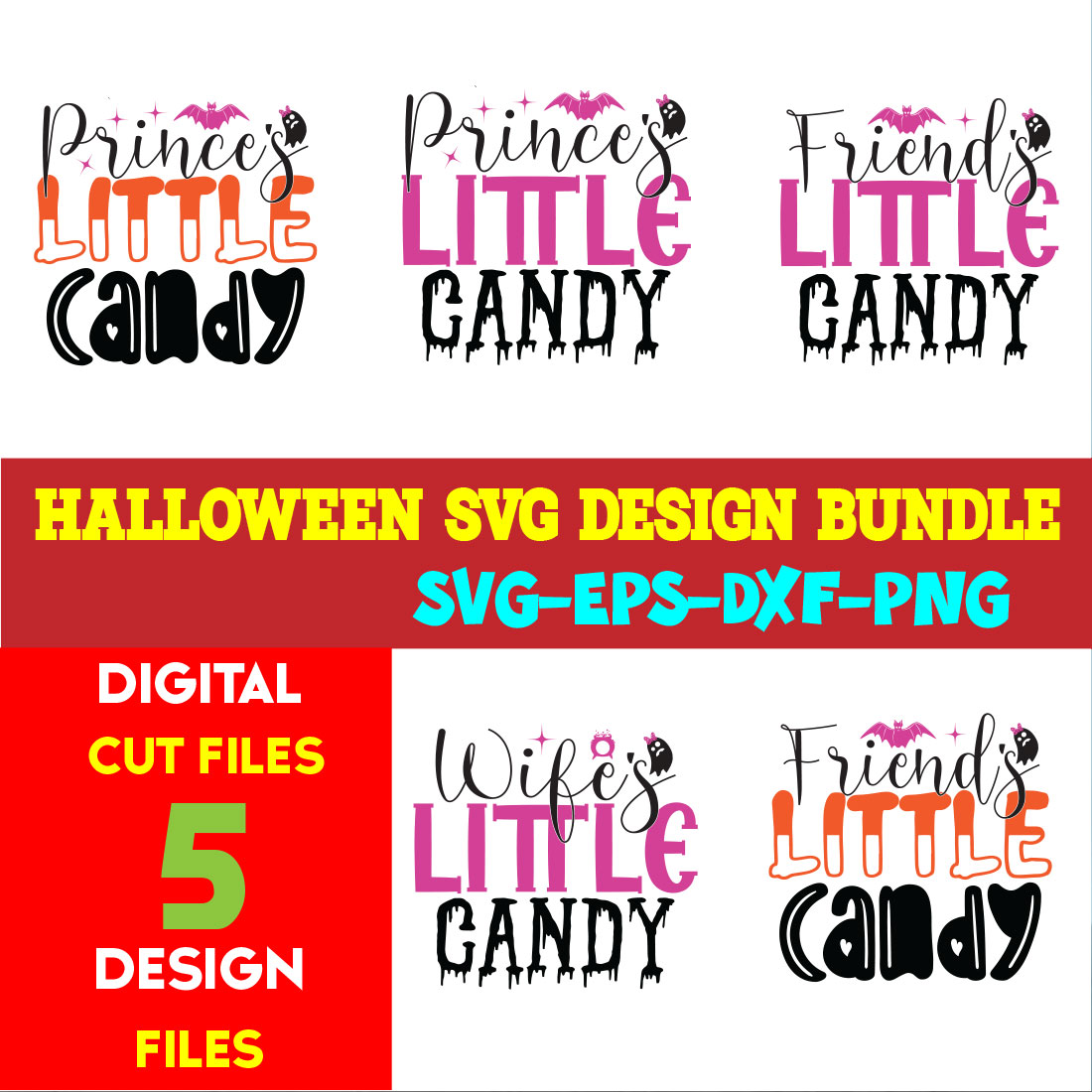 Halloween T-shirt Design Bundle Vol-16 cover image.