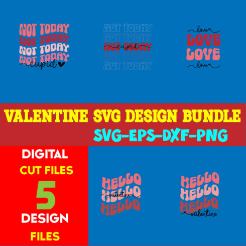 Valentine T-shirt Design Bundle Vol-23 cover image.