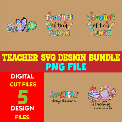 Teacher T-shirt Design Bundle volume -04 cover image.