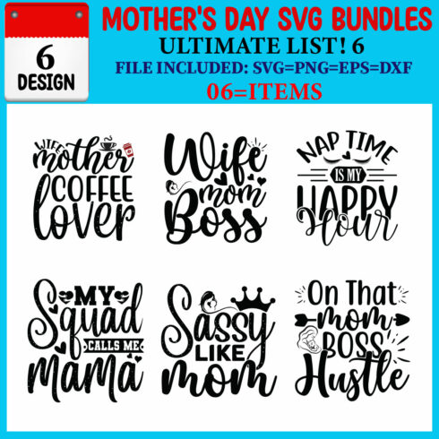 Mother's Day T-shirt Design Bundle Vol-19 cover image.