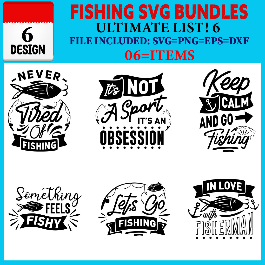 Fishing T-shirt Design Bundle Vol-16 - MasterBundles