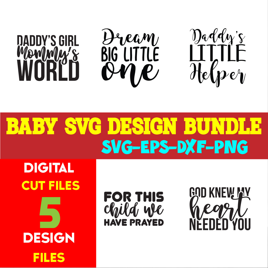 Baby T-shirt Design Bundle Volume-16 cover image.