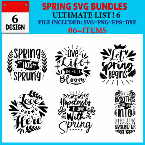 Spring T-shirt Design Bundle Vol-04 cover image.