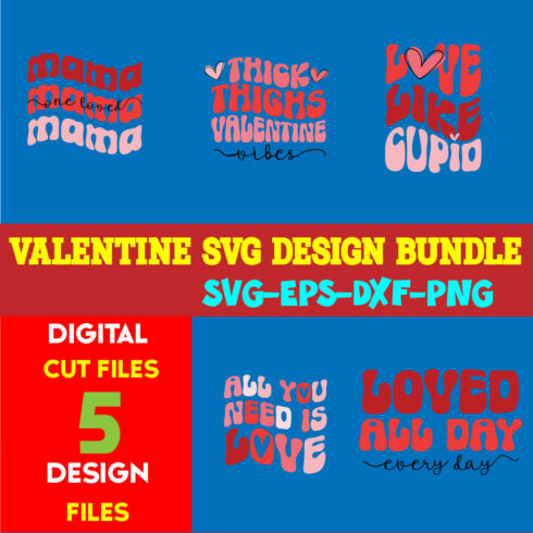 Valentine T-shirt Design Bundle Vol-25 cover image.